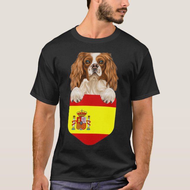 Camiseta España Bandera Juguete Inglés Perro Español En Bol (Anverso)