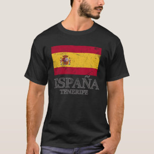 Camiseta España Bandera Tenerife Viaje Europa vacaciones