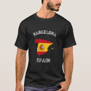 Camiseta España Barcelona Bandera Orgullo de Barcelona
