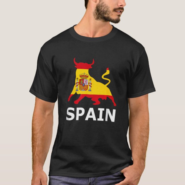 Camiseta España: Bull combatiendo a España (Anverso)