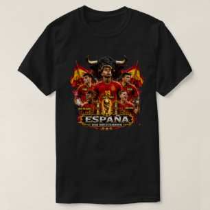 Camiseta España Campeones Fútbol Lamine Yamal, P