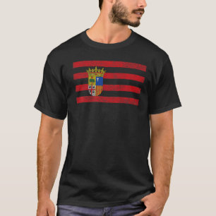 CAMISETA ESPAÑA DE BANDERA ARAGON ZARAGOZA