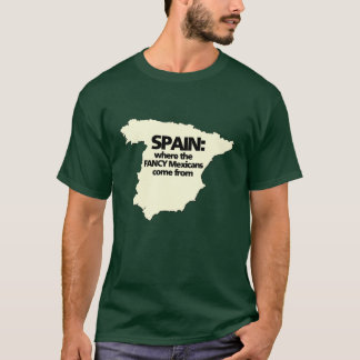 Camiseta España de donde los mexicanos DE LUJO vienen