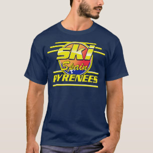 Camiseta España de los Pirineos para esquiar