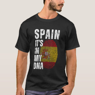 Camiseta España en mi ADN Coincidiendo con los españoles