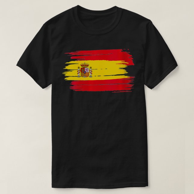Camiseta España España Bandera de Barcelona España País Mad (Diseño del anverso)
