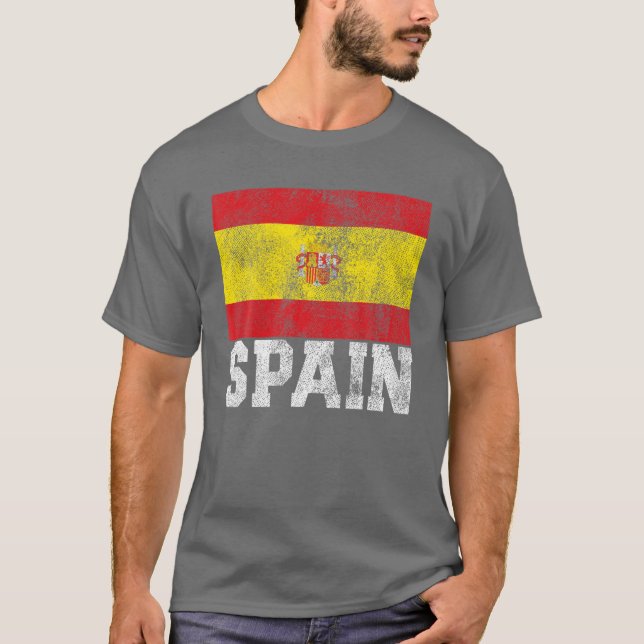 Camiseta España España Bandera Orgullo Rota Familia Nati (Anverso)