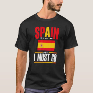 Camiseta España España España Bandera España Llama Y Yo Mu