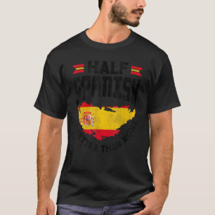 Camiseta España España España Bandera Media Español Es Mejo