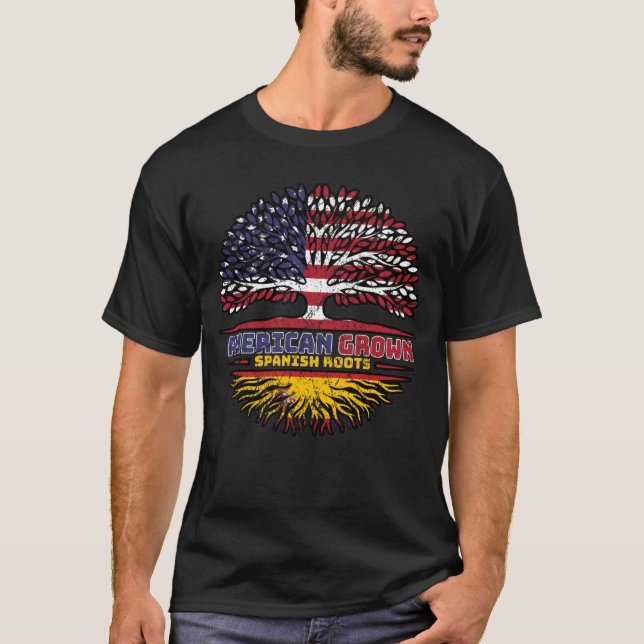 Camiseta España España Estados Unidos Estados Unidos Estado (Anverso)