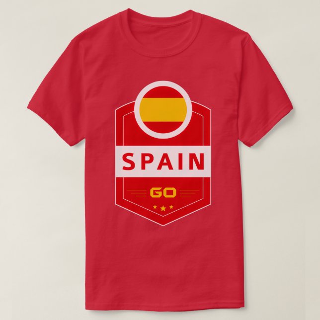 CAMISETA ESPAÑA FLAG SHIELD (Diseño del anverso)