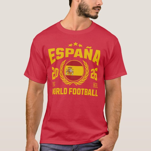 Camiseta España Fútbol 2026 (Anverso)