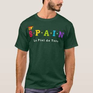 Camiseta España La Piel de Toro La bandera de la piel del t