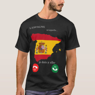 Camiseta España llama y debo irme