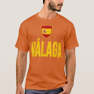 Camiseta España Málaga Bandera Española Espana Recordatorio