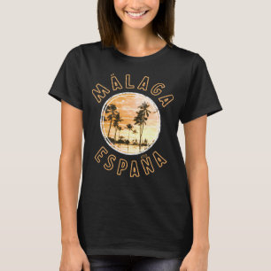 Camiseta España Málaga ESPANA Retro Sunset