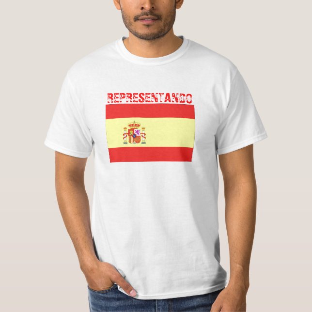 CAMISETA ESPAÑA REPRESENTANDO (Anverso)
