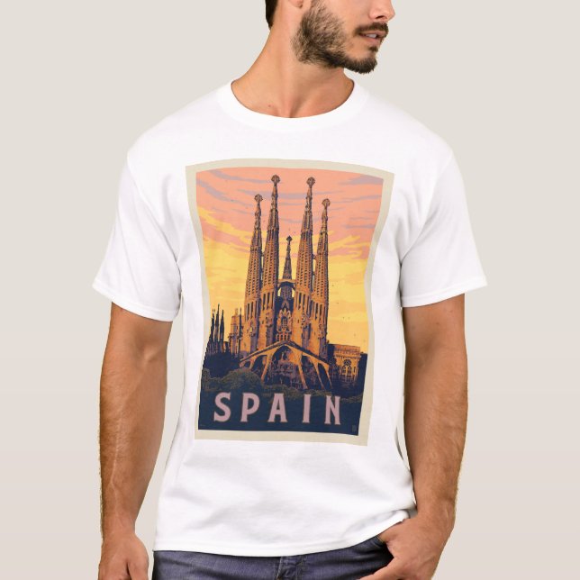 Camiseta España | Sagrada Familia (Anverso)
