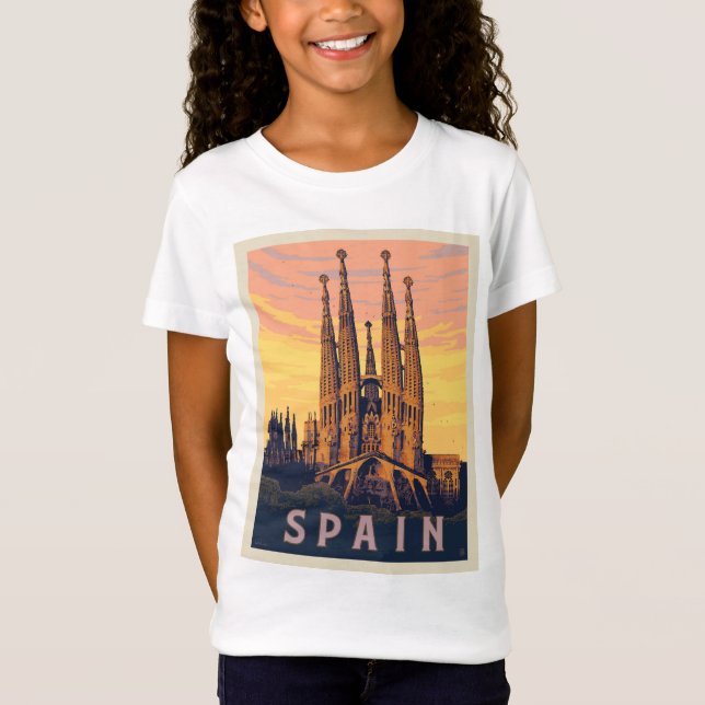 Camiseta España | Sagrada Familia (Anverso)