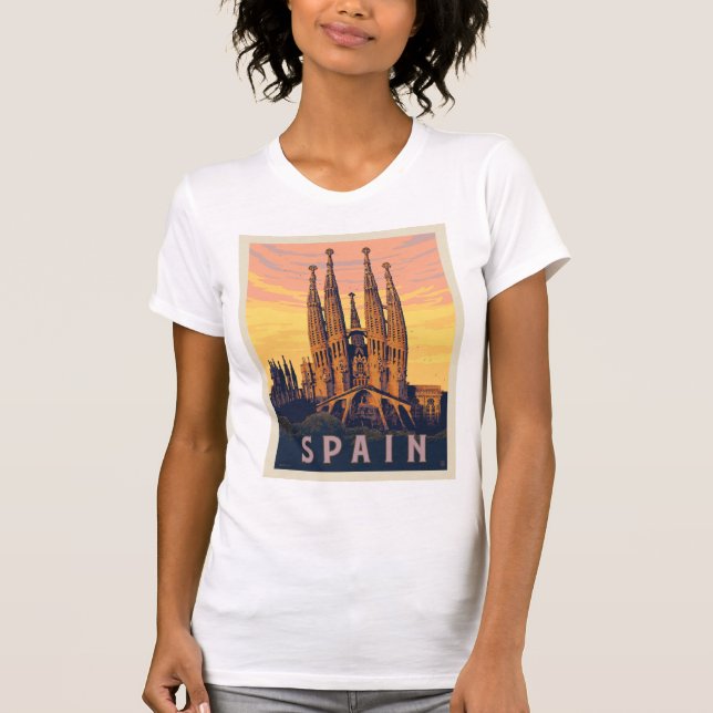 Camiseta España | Sagrada Familia (Anverso)