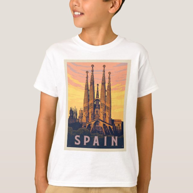 Camiseta España | Sagrada Familia (Anverso)