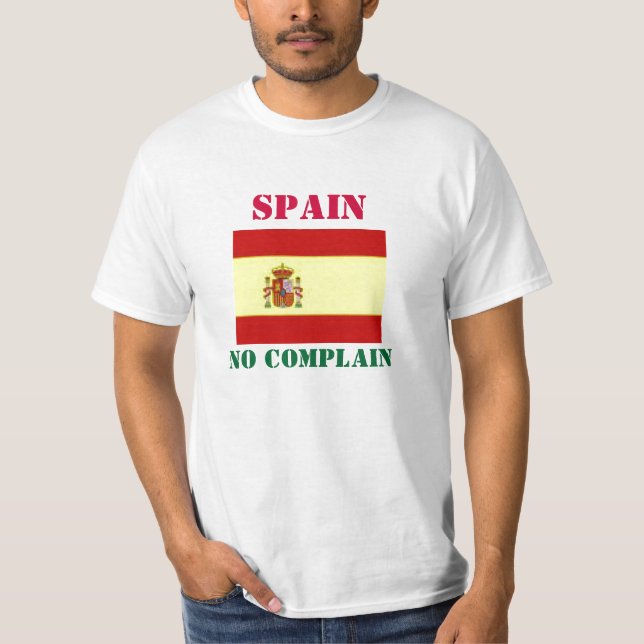 Camiseta España sin quejas (Anverso)