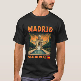 Camiseta España Skyline Viajes Europeo Madrid España Recuer