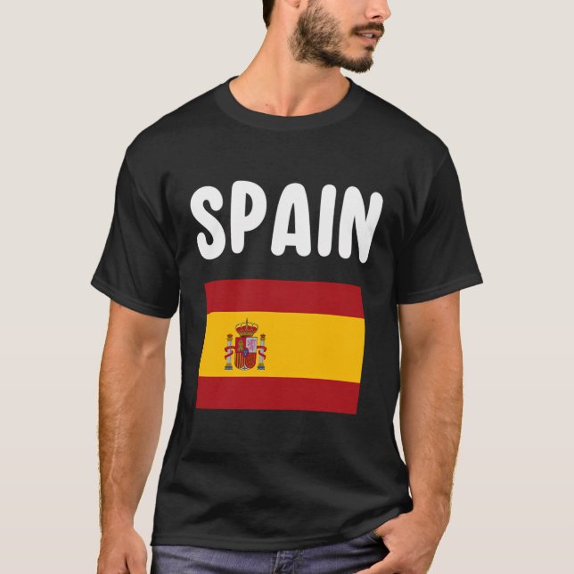 Camiseta España Souvenir Bandera Española Vacaciones España (Anverso)