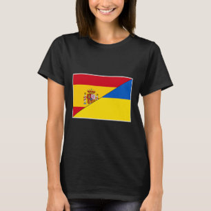 Camiseta España Ucrania Bandera Apoyo Español Ucraniano Ciu