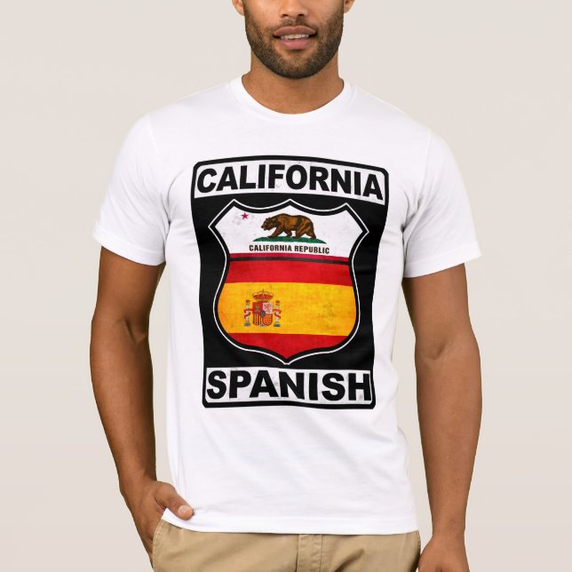 Camiseta Español americano de California (Anverso)