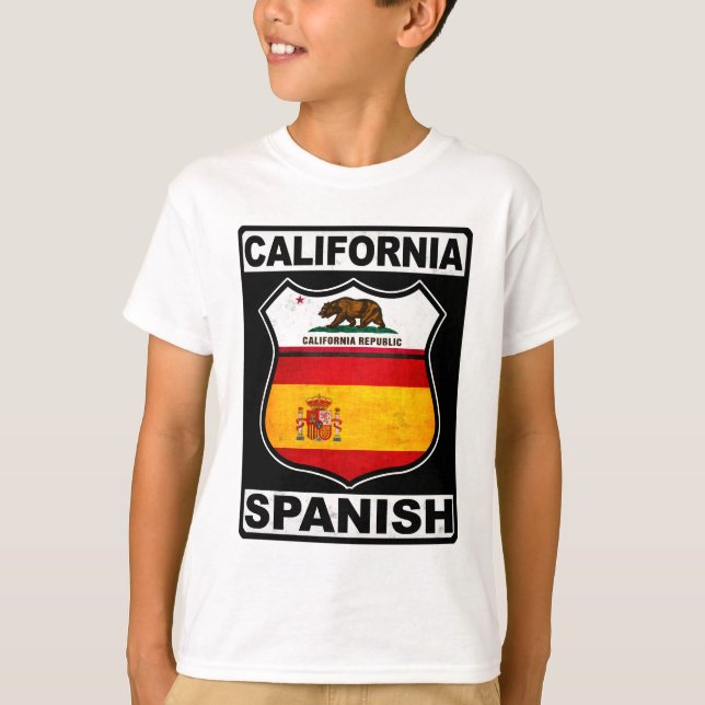 Camiseta Español americano de California (Anverso)