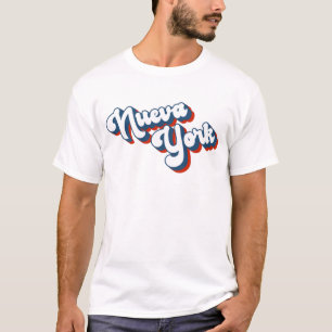 Camiseta Español hispano hispano latino retro de Nueva York
