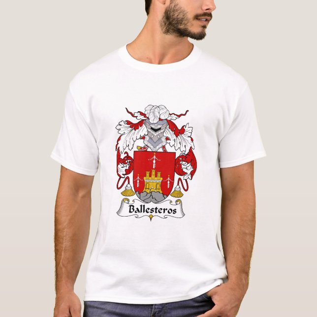 Camiseta española del escudo de la familia de (Anverso)