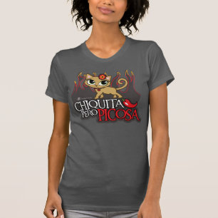 Camiseta española linda del gato de Chiquita Pero