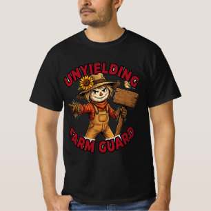 Camiseta Espantapájaros de guardia inflexible de granja