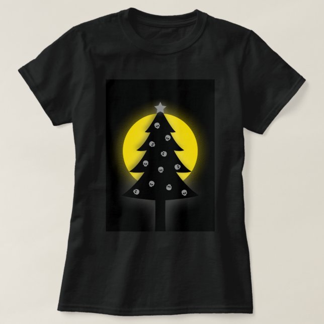Camiseta Espantoso árbol de Navidad (Diseño del anverso)