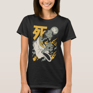 Camiseta Espantoso cráneo asiático de japón