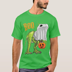 Camiseta Espantoso fantasma de dinosaurios Boo Halloween di