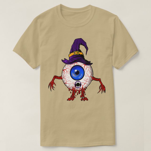 Camiseta Espantoso Optometrista Disfraz Halloween Optometrí (Diseño del anverso)