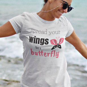 Camiseta Esparce tus alas como una mariposa