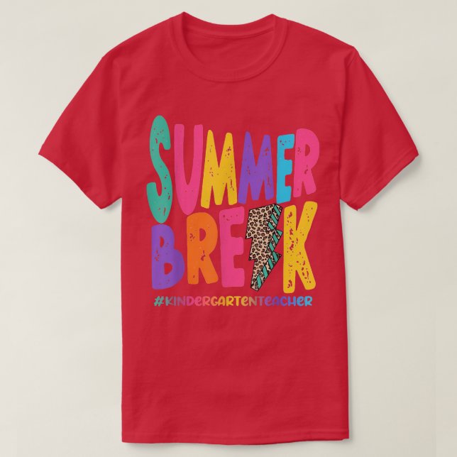 Camiseta Esparcimiento de verano - Profesora de guardería - (Diseño del anverso)