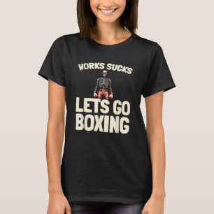 Camiseta Esparrando de boxeo - Boxeador luchador de guantes