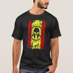 Camiseta Esparta de bandera de España de Casco Espartano vu