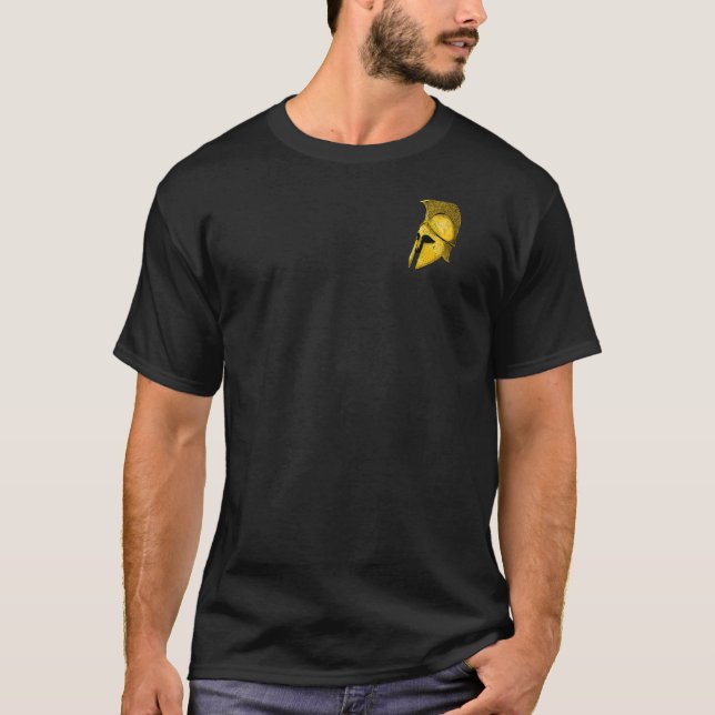 Camiseta Esparta motivacional de la historia espartana grie (Anverso)