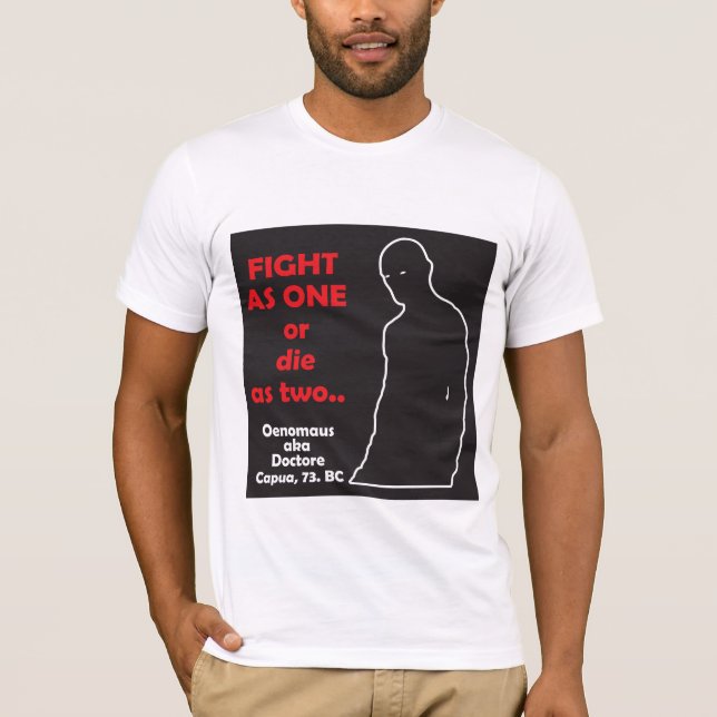 Camiseta espartacus (Anverso)