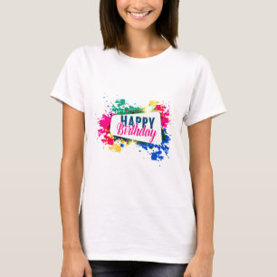Camiseta ¡Espashy Happy Birthday T-Shirt Design!