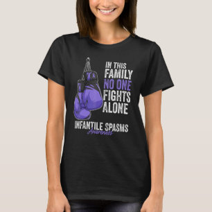 Camiseta Espasmos Infantiles Conciencia Mes Guantes Lavanda
