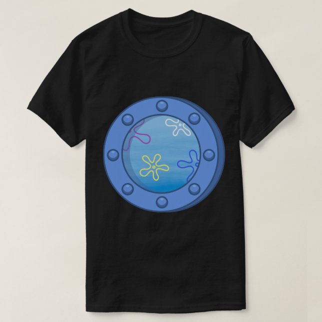Camiseta espátula de espongebob (cielo) (Diseño del anverso)