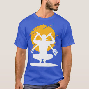 Camiseta Espatula Ninja Samurai Flipping Burgers Spatula