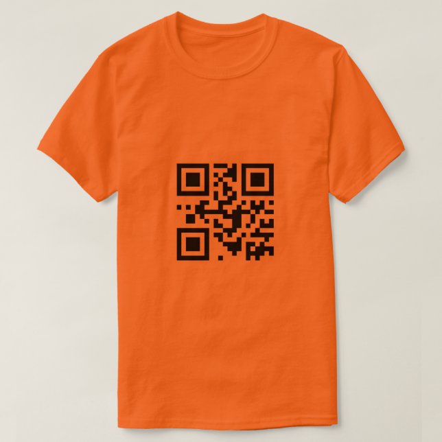 Camiseta - Especial de código QR (Diseño del anverso)